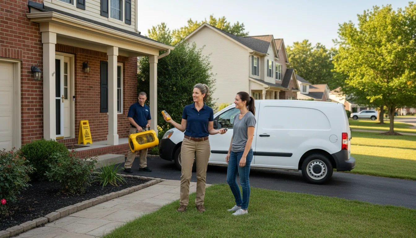 Water restoration image for Dehumidification And Cleanup Services in Farmington, MN